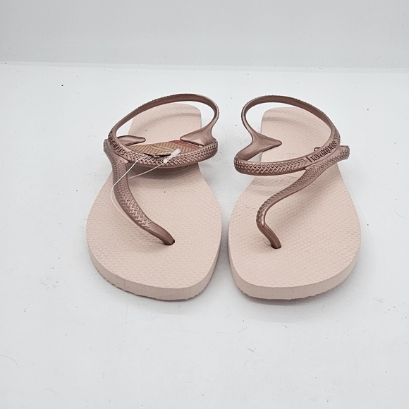 Havaianas Flash Urban Flip Flop Sandals Ballet Rose/Golden Blush Size 39-40 - Picture 6 of 8